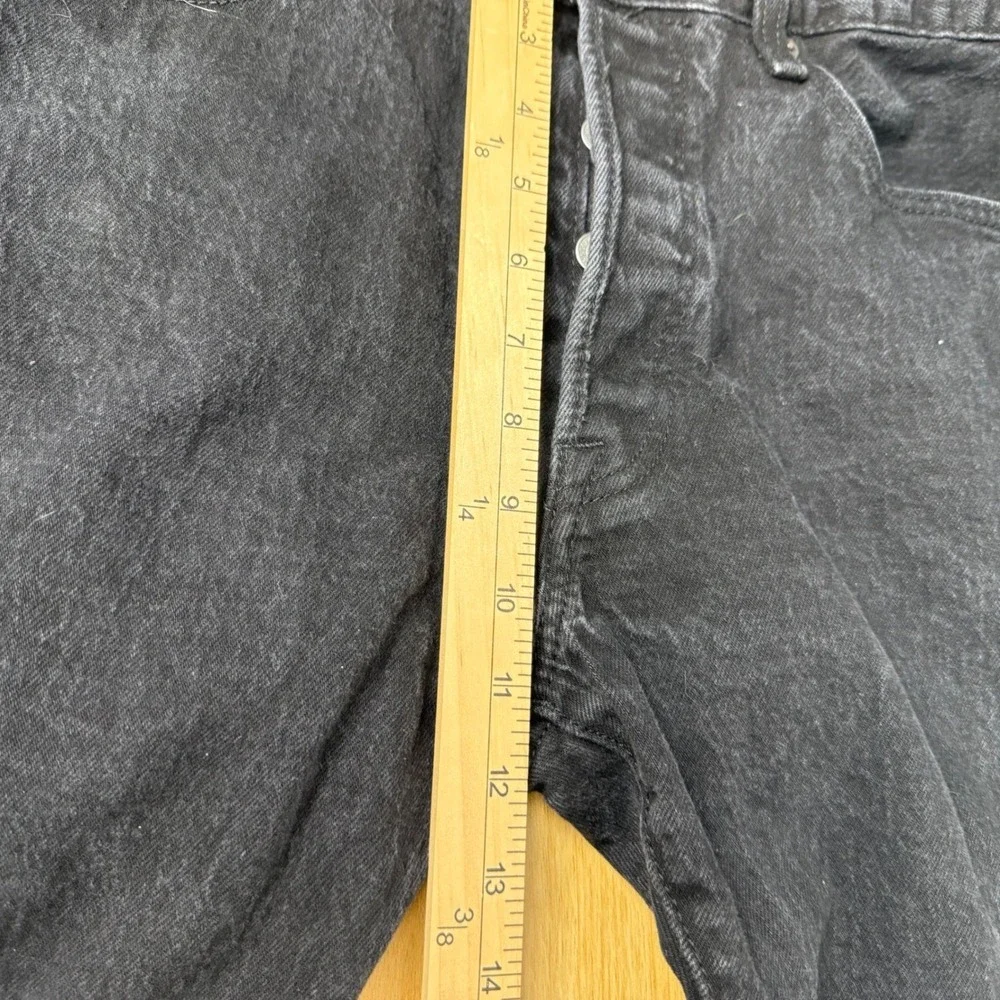 Levi's 501 Black Original Fit Mens Jeans 34x30 (33x28) Button Fly Classic Denim‎